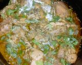 A picture of step 1 of Malova chicken karahi.