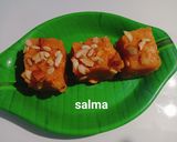 A picture of step 10 of Bombay Halwa.