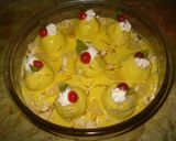 A picture of step 3 of Pineapple stuffed pineapple ball payasum.