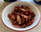 Foto del paso 1 de la receta: Fajitas de pollo y tocino