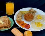 वेजेटेरियन इंग्लिश ब्रेकफास्ट (vegetarian english breakfast recipe in Hindi) रेसिपी चरण 7 फोटो