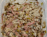 Foto del paso 5 de la receta: Arroz integral con jamón york, puerro y champiñones