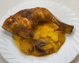 Foto del paso 8 de la receta: Cuartos de Pollo con patatas y cebolla al Neeson
