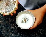 A picture of step 3 of Badam shake.