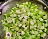 A picture of step 3 of Galka Sev nu Shak - Kathiyawadi Sponge Gourd Sev Curry.