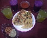 A picture of step 6 of Jain Stuffed bread sticks.