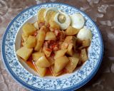 A picture of step 11 of Aloo ki bhujia.