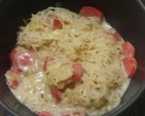 Foto langkah ke 3 dari resep Shirataki Carbonara Rendah Kalori.