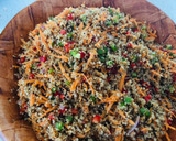 Foto del paso 2 de la receta: Ensalada de quinoa, zanahoria 🥕 y pimientos