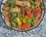 A picture of step 6 of Masala Macaroni-Desi Tadka.