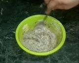 A picture of step 2 of Mint Raita.