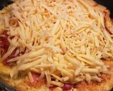 Sonkával és sajttal töltött tortilla recept fázis 2 fotója