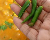 A picture of step 8 of Paneer Capsicum Masala.