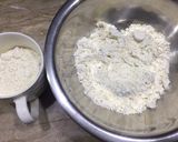 A picture of step 1 of Sweet White Maize Bread(makai ki roti).