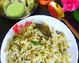 A picture of step 5 of Cabbage Moong Rice.