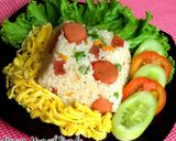 Foto langkah ke 3 dari resep Nasi Goreng Putih.