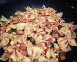 A picture of step 4 of Masala Pasta (Indian style pasta).