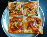 A picture of step 4 of Italian Pizza Waffle.