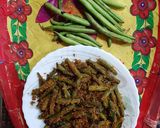 বীনস আর বেসন এর সবজি(Ben's r Beson r sabji recipe in bengali) রেসিপি ধাপ - 5 ছবি