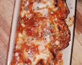 A picture of step 6 of Meat free pizza lasagne.