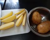 Foto langkah ke 3 dari resep Honey Blackpepper Roasted Chicken w/ Potato Wedges.