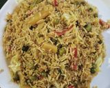 A picture of step 11 of Vegetable rice.