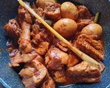 Foto langkah ke 4 dari resep Semur Ayam Telur Tahu.