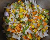 A picture of step 5 of Moong dal chilla.