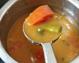 A picture of step 5 of Murungakkai Sambar.