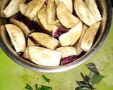A picture of step 3 of Vangi bath - Brinjal Rice.