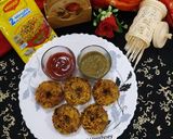 A picture of step 7 of Maggi Donut.