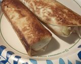 A picture of step 4 of For my Late Father Thanksgiving Leftovers, Burritos.