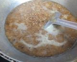 A picture of step 4 of Chana dal burfi.