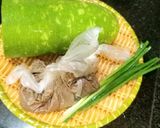 Hình bước làm 1 của món Canh cua nấu bầu