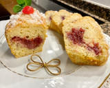 Foto del paso 18 de la receta: Pastel de nata con mermelada de frambuesas (Cream cake with raspberry jam) GLUTEN-FREE