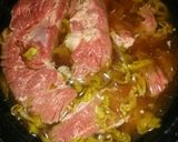 A picture of step 2 of Whiskey Beef Sandwiches.