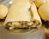 Foto del passaggio 5 della ricetta Rotolo farcito. Pan brioche salato