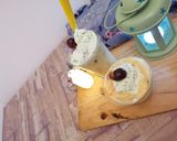 A picture of step 4 of Basic fruit custard with pista icream.