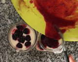 Foto del paso 6 de la receta: Desayuno en frasco de avena, pera asada y arándanos light