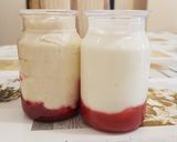 Gyümölcsréteges joghurt és krémtúró recept fázis 6 fotója