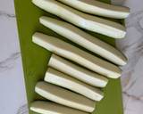 Baked  Zucchini / Courgette Fries / Chips  #paleo #vegetarian #quick #healthy recipe step 3 photo
