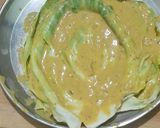 A picture of step 5 of Cabbage leaf vadi.