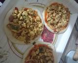 Shawarma pizza sandwich recipe step 4 photo