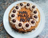 Foto langkah ke 9 dari resep Mocca Nougat Cake (Birthday Cake).