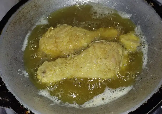 Langkah-langkah untuk membuat Cara membuat Ayam Fried Chicken rumahan