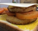 Foto langkah ke 3 dari resep Sandwich chiken egg chesee.