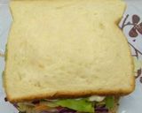 Gambar langkah 7 resipi Wanpaku Sando Tuna.