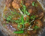 A picture of step 9 of Afghani Chicken Karahi.