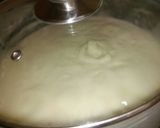 A picture of step 6 of Tuwo shinkafa (new method).