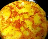 A picture of step 5 of Potato upside down Omelette.